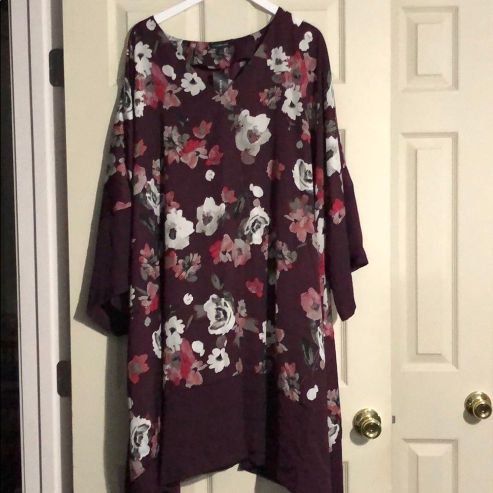 Purple floral dress. NWT.